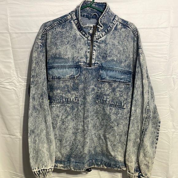 Bershka Pull Over Jean Jacket - Picture 1 of 4
